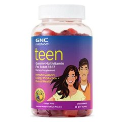 GNC Teen Multivitamin 120 жувальні цукерок Комплекс мультивітамінів для дітей