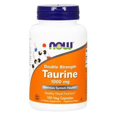 NOW Taurine 1000 mg 100 капс Таурін