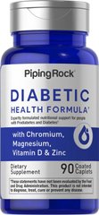 PipingRock Diabetic Formula 90 капсул Витамины и минералы