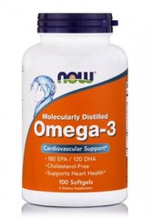 NOW Foods Omega-3 100 капсул Добавки