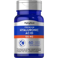 Piping Rock Hyaluronic Acid 100 мг 60 капсул Гіалуронова кислота