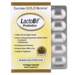 115 грн Пробіотіки і Ендзими California Gold Nutrition LactoBif Probiotics 5 Billion CFU 10 капсул