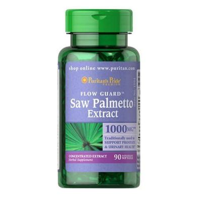 Puritan's Pride Saw Palmetto Extract 90 софт гелевих капсул Saw Palmetto