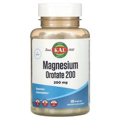 KAL Magnesium Orotate 200 mg 120 capsules Магний