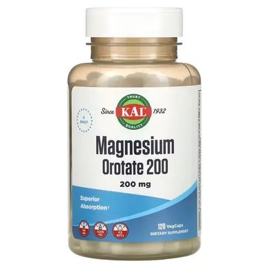 KAL Magnesium Orotate 200 mg 120 capsules Магний