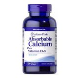 375 грн Кальцій Puritan's Pride Absorbable Calcium Plus Vitamin D-3 100 софт гелевих капсул