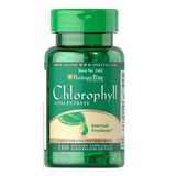 360 грн Хлорофил Puritan's Pride Chlorophyll Concentrate 50 mg 100 жидких капсул
