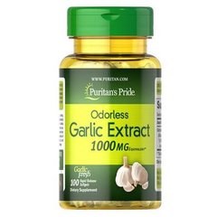 Puritan's Pride Odorless Garlic 1000 mg 100 кап Екстракт часнику