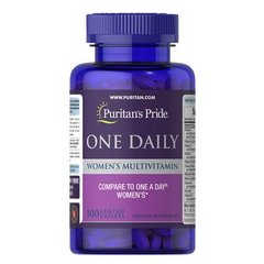 Puritan's Pride One Daily Women's Multivitamin 100 таб Витамины для женщин