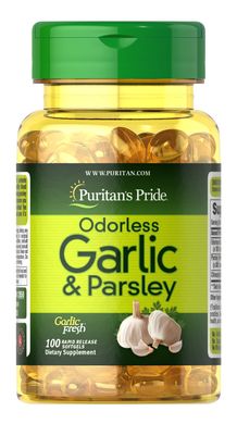 Puritan's Pride Odorless Garlic 500 mg 100 кап Екстракт часнику