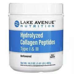 Lake Avenue Hydrolyzed Collagen Type I & III 460 грам Для суставів і связок