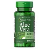 280 грн Алое вера Puritan's Pride Aloe Vera 470 mg 100 капсул
