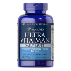 Puritan's Pride Ultra Vita Man 90 таб Витамины для мужчин