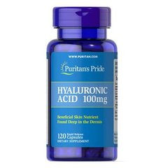 Puritan's Pride Hyaluronic Acid 100 mg 120 капс Гіалуронова кислота