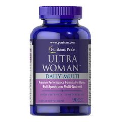 Puritan's Pride Ultra Woman 90 таблеток Вітаміни для жінок