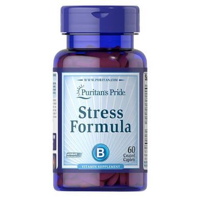 Puritan's Pride Stress Formula 60 таблеток Для мозговой активности, нервной системы и сна