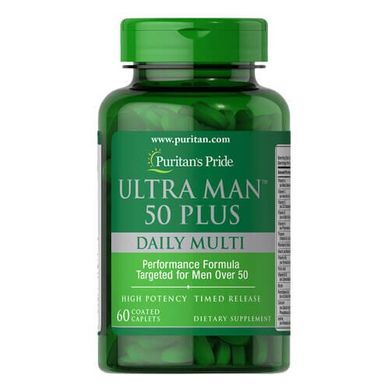 Puritan's Pride Ultra Man 50 Plus 60 таблеток Витамины для мужчин