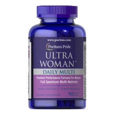 Puritan's Pride Ultra Woman 90 таблеток Витамины для женщин