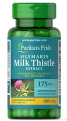 Puritan's Pride Milk Thistle Standardized 175 mg 100 капс Росторопша