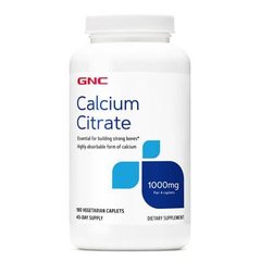 GNC Calcium Citrate 1000 mg 180 табл Кальцій