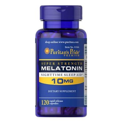 Puritan's Pride Melatonin 10 mg 120 капс Мелатонін