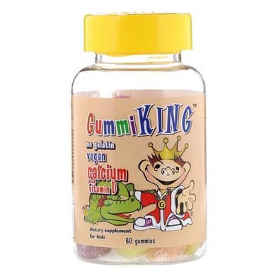 GummiKing Calcium Plus Vitamin D for Kids 60 gummies Витамин D для детей