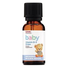 GNC milestones Baby Vitamin D-3 7.5 мл Витамин D для детей