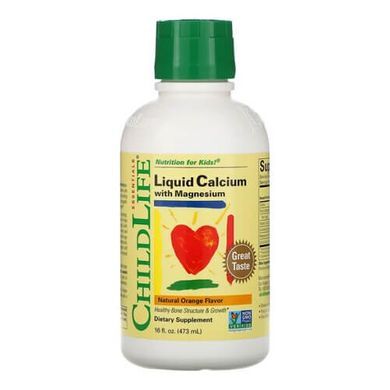 ChildLife Liquid Calcium with Magnesium 474 ml Інші добавки для дітей