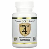 275 грн Вітаміни і мінерали California Gold Nutrition Immune-4 60 капс