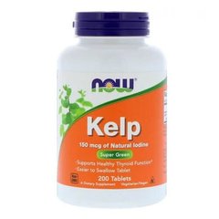 Now Foods Kelp 150 mcg 200 таблеток Йод