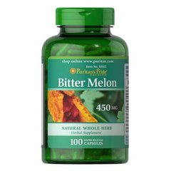 Puritan's Pride Bitter Melon 450 mg 100 капсул Другие экстракты