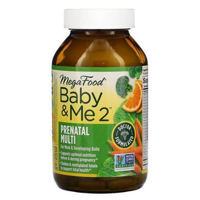 Megafood Baby & Me 2 120 табл Вітаміни і мінерали