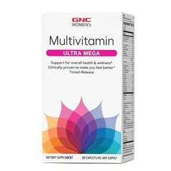 GNC Women's Ultra Mega 90 капсул Витамины для женщин