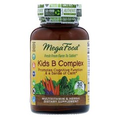 MegaFood Kids B Complex 30 табл Вітаміни і мінерали