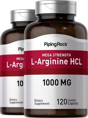 Piping Rock	L-Arginine 1000 mg 120 caplets