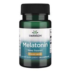 Swanson Melatonin 3 mg 60 капс Мелатонін