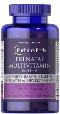 Puritan's Pride Prenatal Vitamins (поливитамины для женщин) 60 таблеток Витаминно-минеральные комплексы