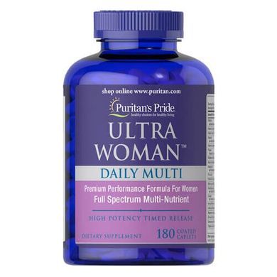 Puritan's Pride Ultra Woman 180 таб Витамины для женщин